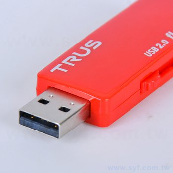 隨身碟-台灣設計隨身碟禮贈品-亮面金屬伸縮金屬USB隨身碟-客製隨身碟容量_1